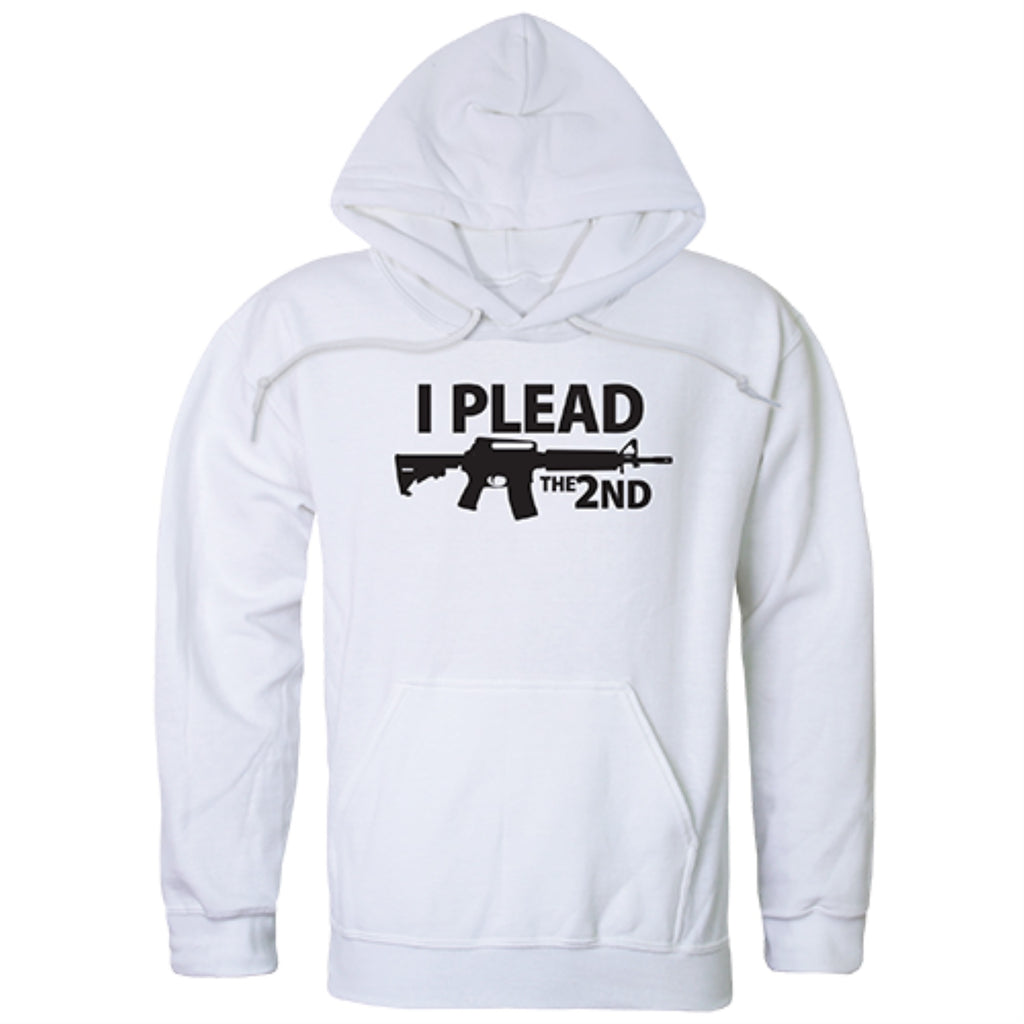 Graphic Pullover,I Plead the 2nd, White, M