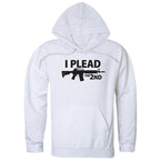 Graphic Pullover,I Plead the 2nd, White, M