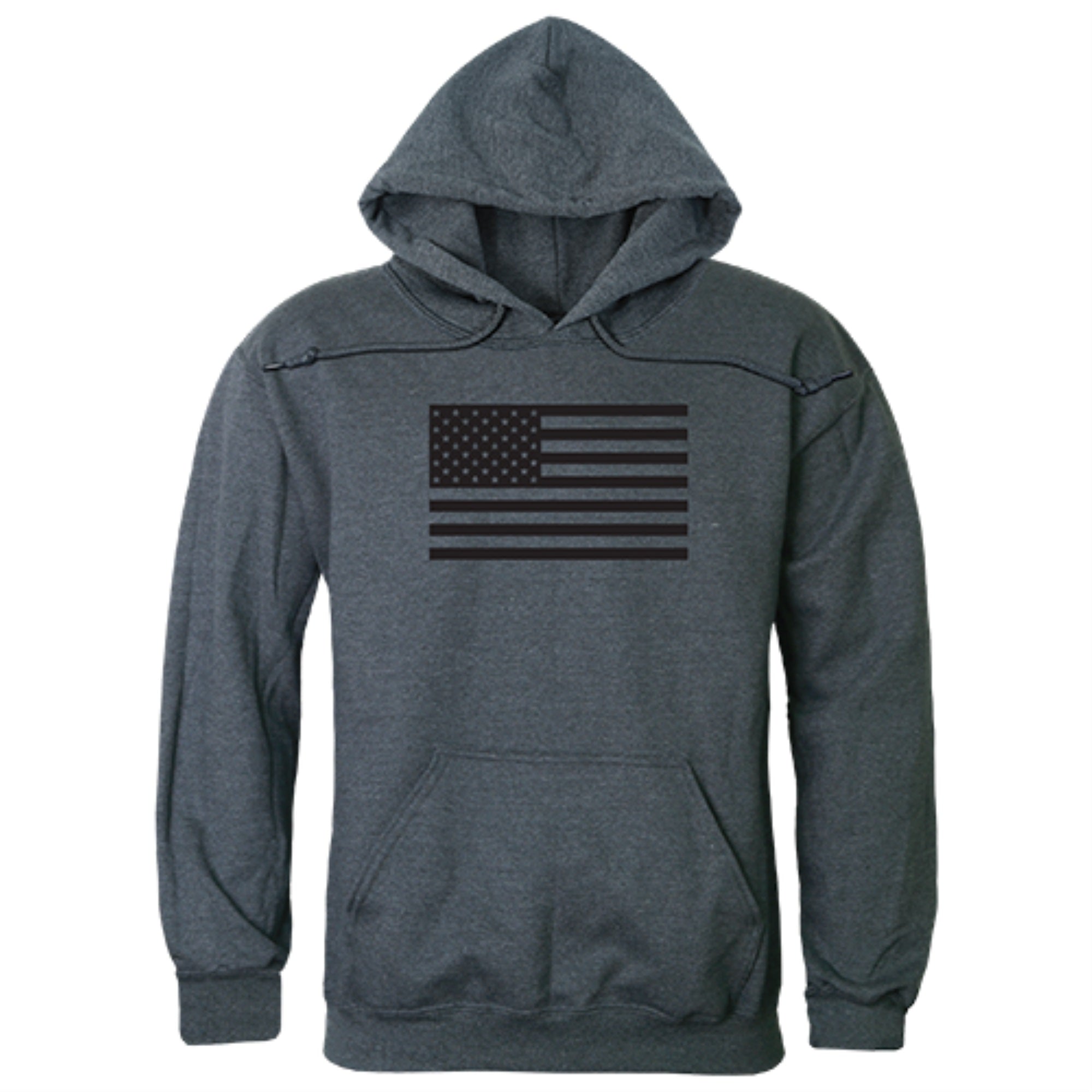 Graphic Pullover, Tonal Flag, H.Char, S