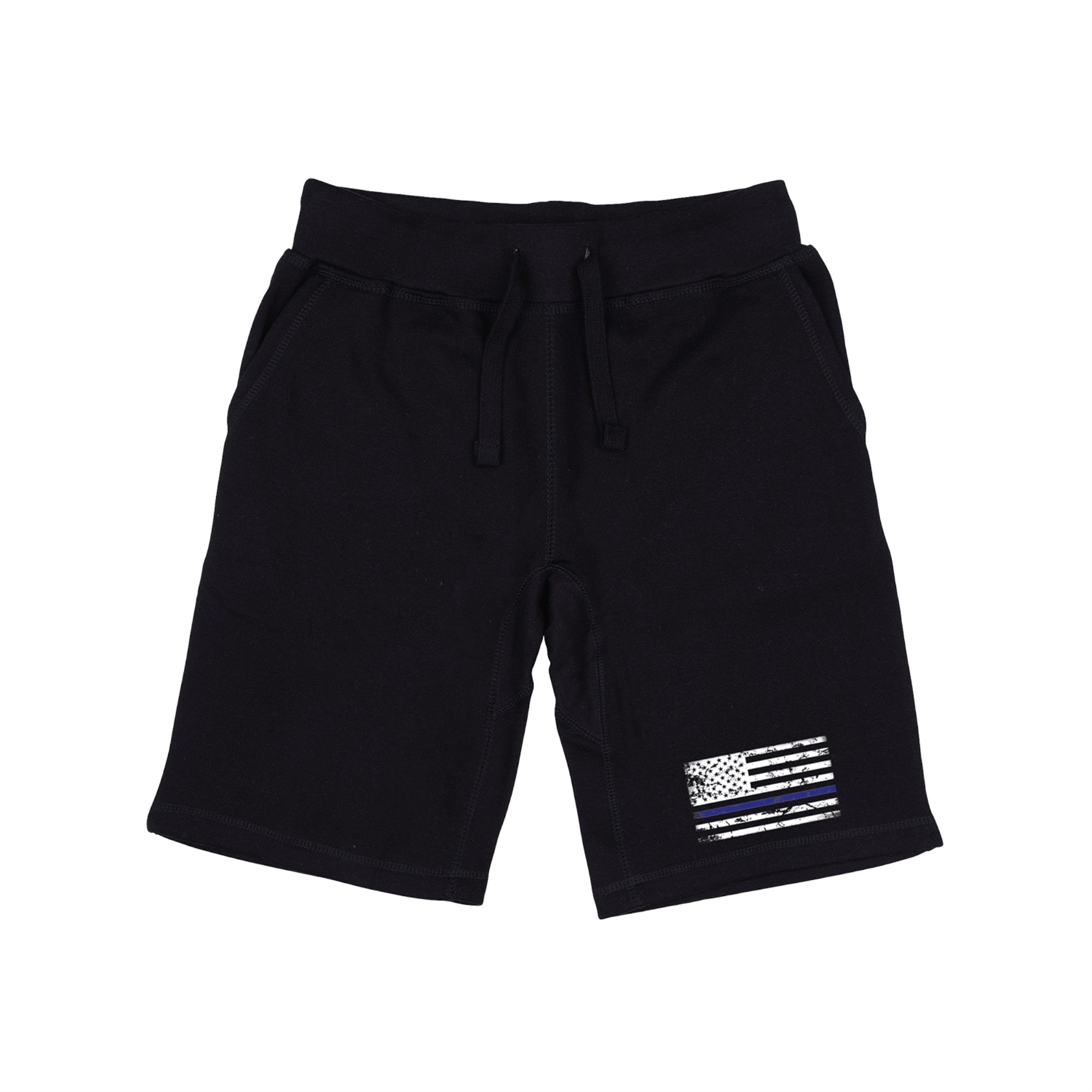 Graphic Shorts, Thin Blue Line, Black, S