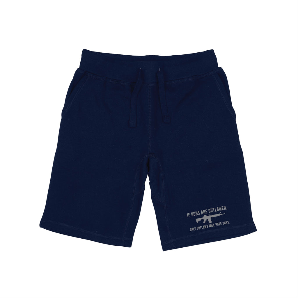 Graphic Shorts, Outlawed, Navy, XL
