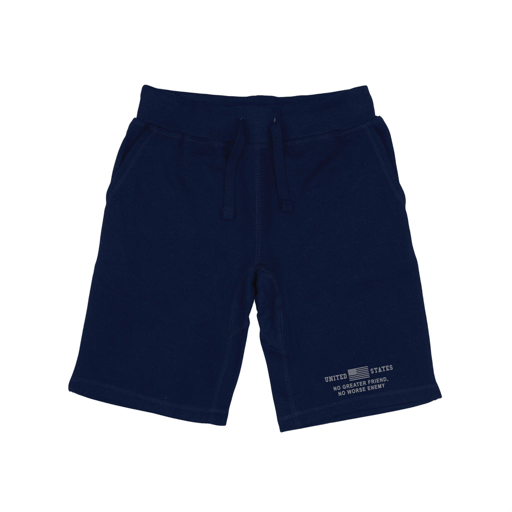 Graphic Shorts, No Greater, Navy, L
