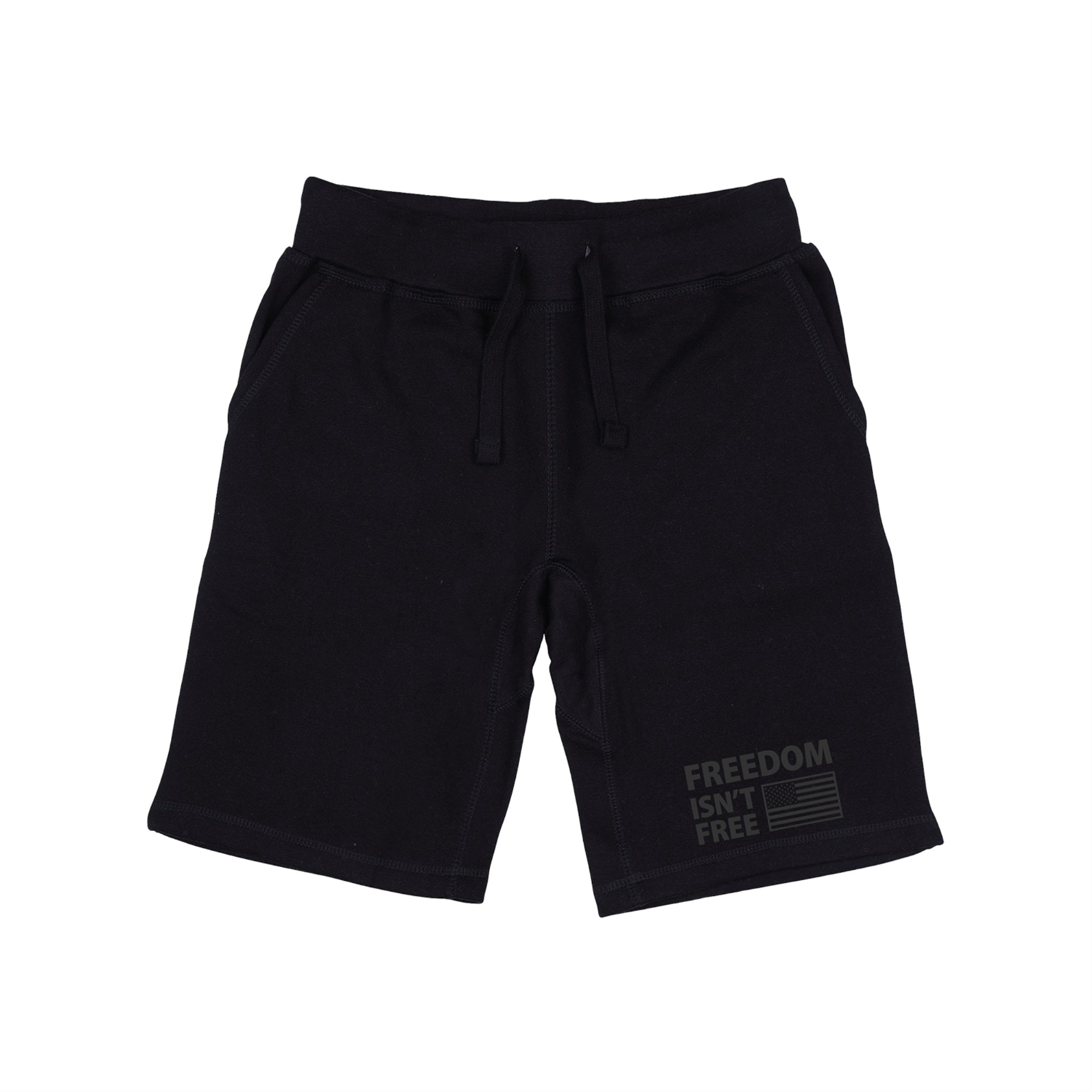 Graphic Shorts, Freedom Isn't, Black, S