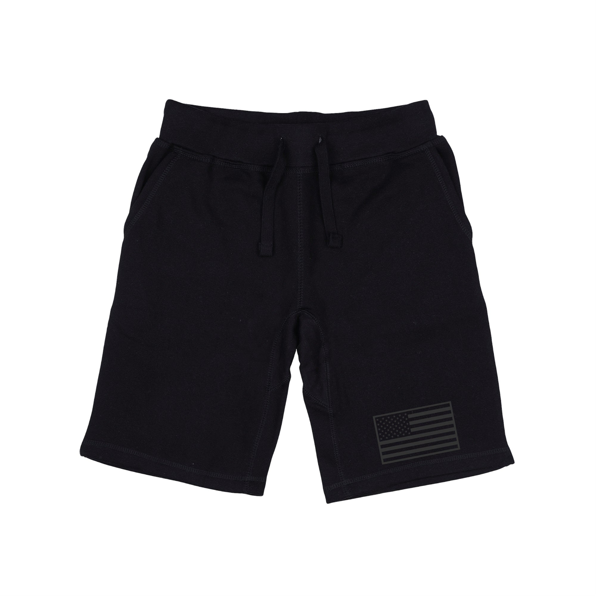 Graphic Shorts, Tonal Flag, Black, L