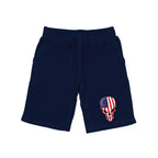 Graphic Shorts, Skull Flag, Navy, XL