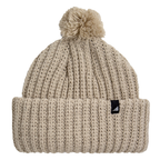 Toddler Acrylic Ribbed Cuff with Matching Pom Hat