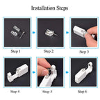 1-20Pcs/set Ear Piercing Gun Disposable Disinfect Safety Earring Piercer Kit Studs Nose Ring Piercing Machine Body Jewelry Tool