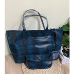 XMESSUN Original Fashion Style Women Bag Portable Women's Bucket Bags Ostrich Pattern Shopping Tote Casual Simple Ladies Handbag