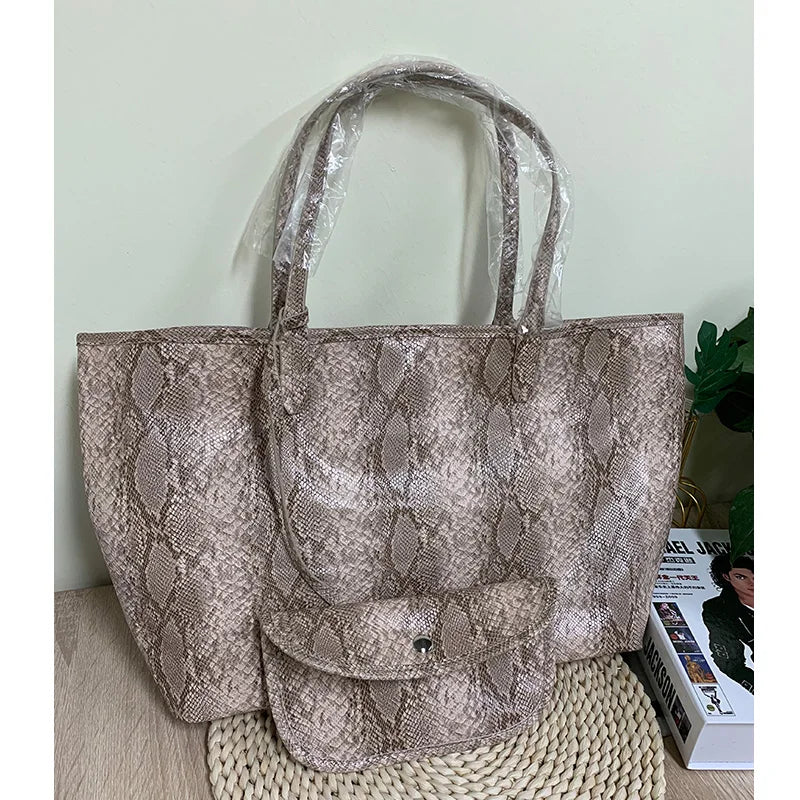 XMESSUN Original Fashion Style Women Bag Portable Women's Bucket Bags Ostrich Pattern Shopping Tote Casual Simple Ladies Handbag
