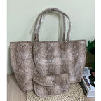 XMESSUN Original Fashion Style Women Bag Portable Women's Bucket Bags Ostrich Pattern Shopping Tote Casual Simple Ladies Handbag