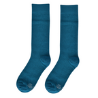 Solid Peacock Green Socks