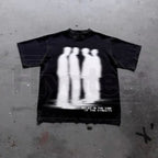 "Virtual Shadow" – Street Atmosphere Grunge Y2K Emo Scene Graphic Top