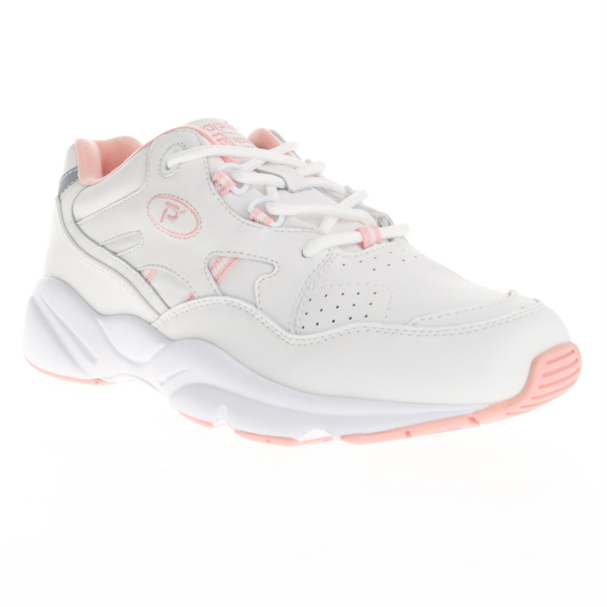 Propet Stability Walker Women's Sneakers - White/Pink, Size 08H