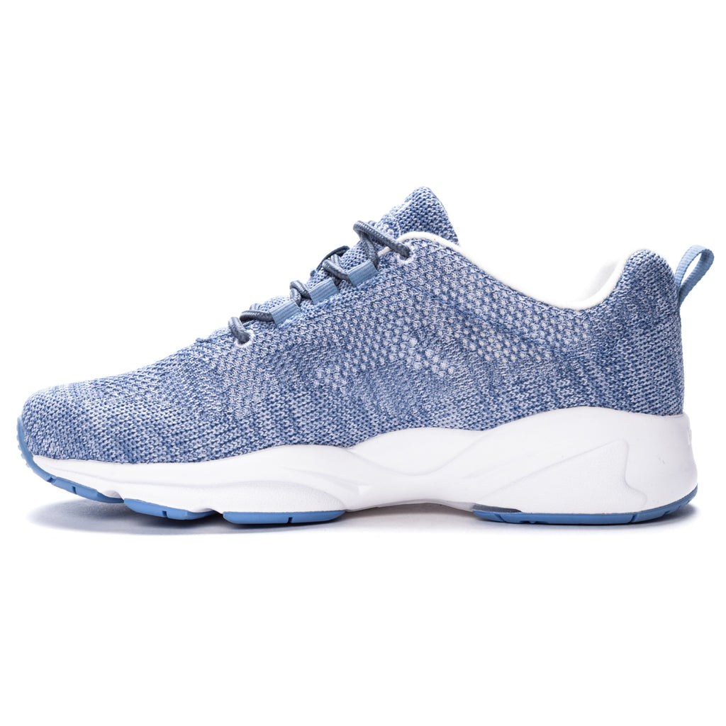 Propet Stability Fly Womens Sneakers - Denim/White, Size 10