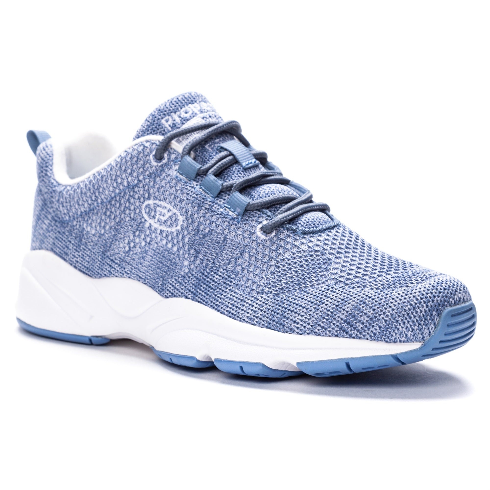 Propet Stability Fly Womens Sneakers - Denim/White, Size 08
