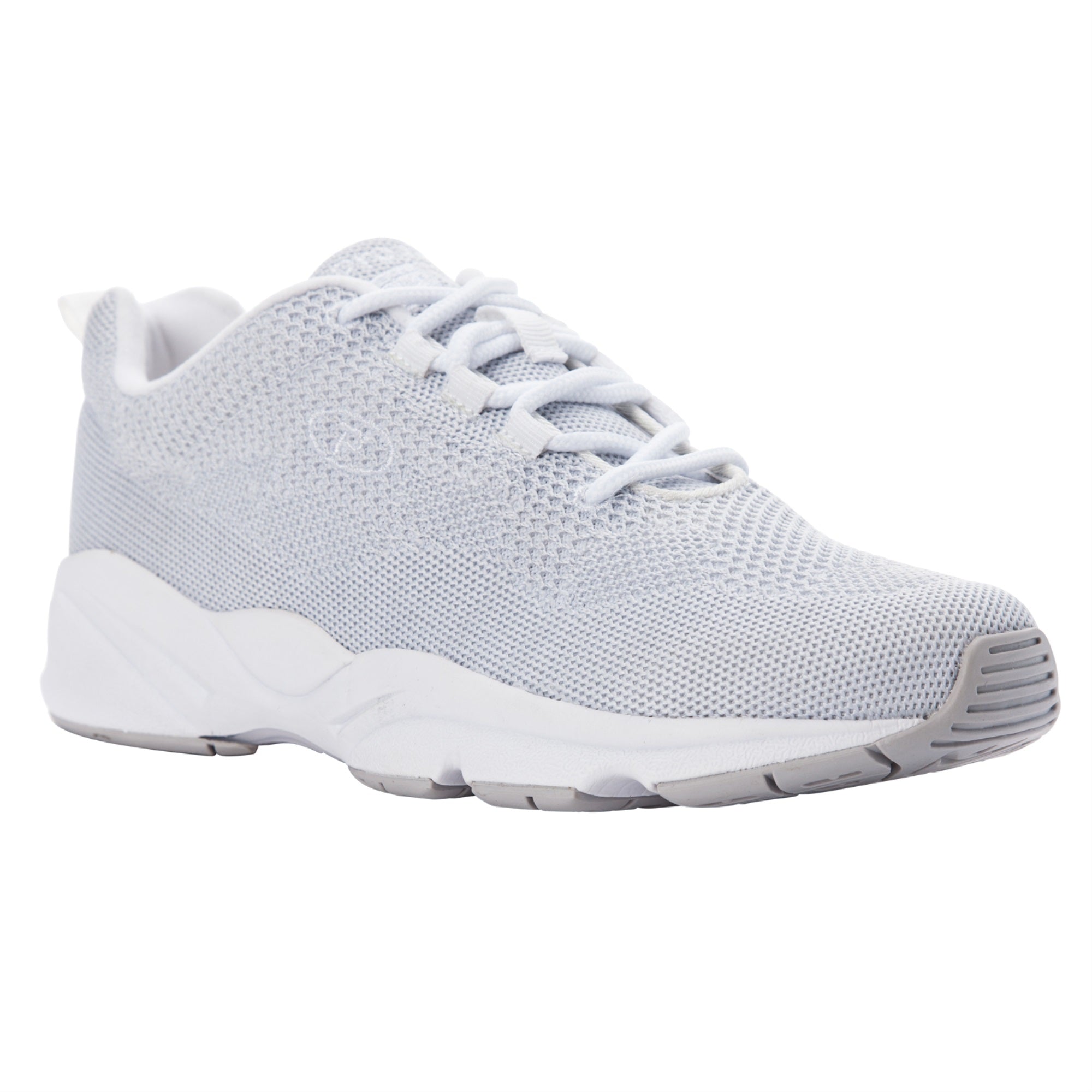 Propet Stability Fly Womens Sneakers - White/Silver, Size 07H