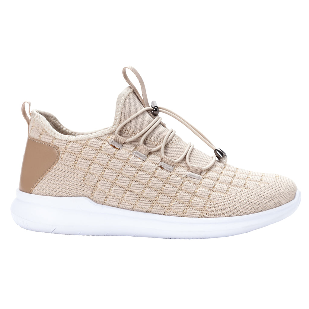 Propet TravelBound Women's Sneakers - Cream Metallic, Size 12