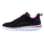 Propet TravelActiv Axial Womens Sneakers - Black/Purple, Size 12