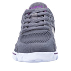 Propet TravelActiv Axial Women's Sneakers - Grey/Purple, Size 06