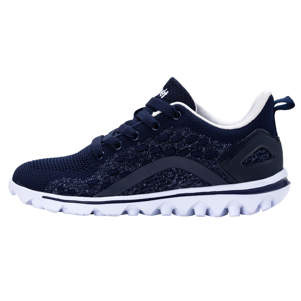 Propet TravelActiv Axial Womens Sneakers - Navy/White, Size 08H