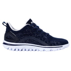 Propet TravelActiv Axial Womens Sneakers - Navy/White, Size 08H