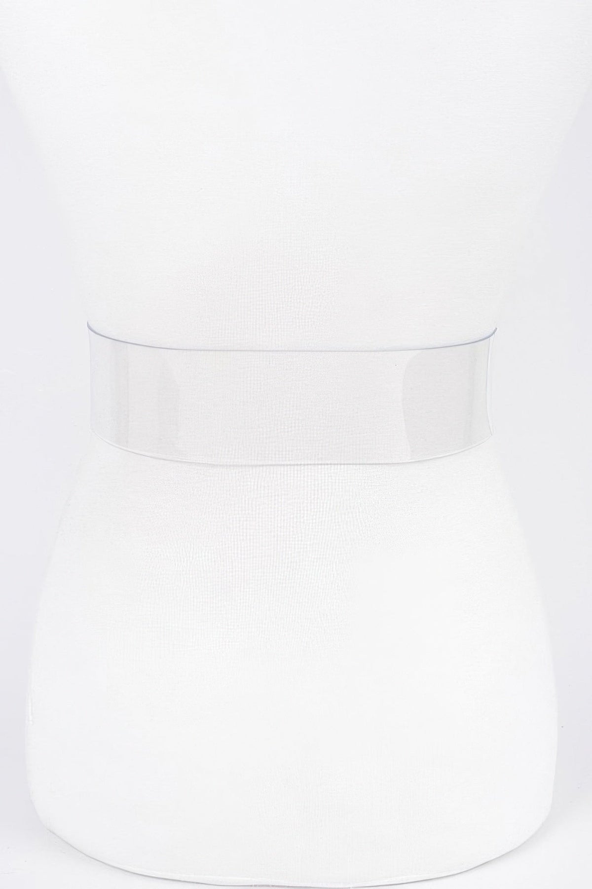 Metal Buckle Transparent Belt