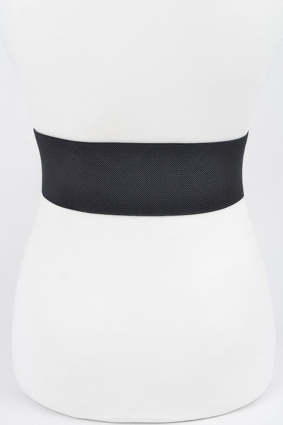 Metal Buckle Plus Size Elastic Belt