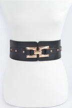 Metal Buckle Elastic Belt