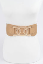 Metal Buckle Elastic Belt