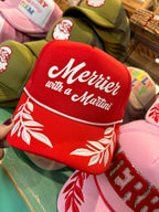 WHITE Merrier with a Martini Trucker