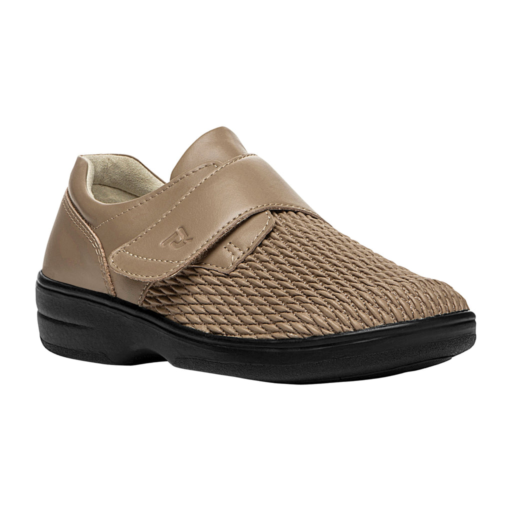 Propet Olivia Womens Wellness Shoes - Taupe, Size 10H