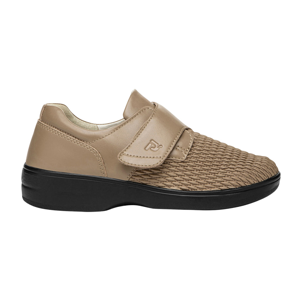 Propet Olivia Womens Wellness Shoes - Taupe, Size 10H