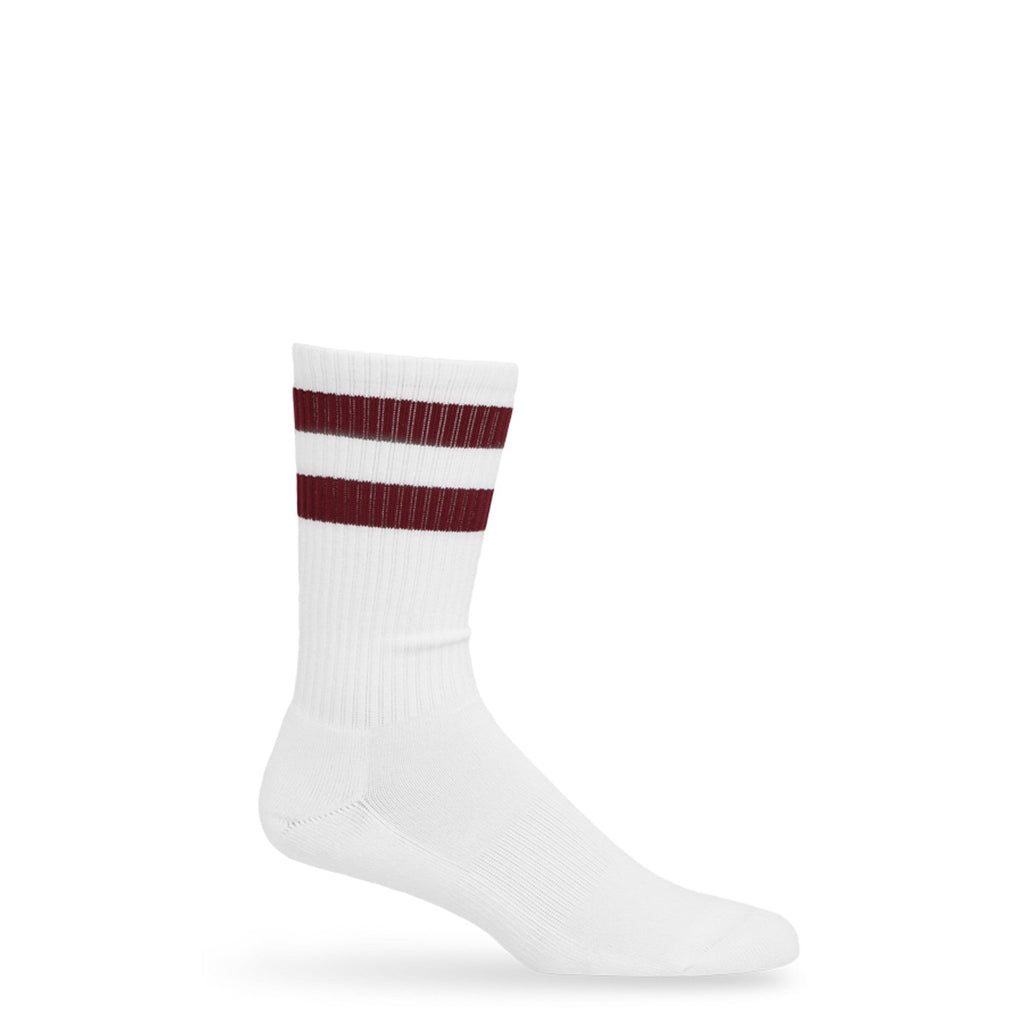 Maroon Retro Casual Socks