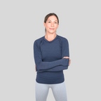 Laguna Long-Sleeve Women's Sun Shirt - Heathered