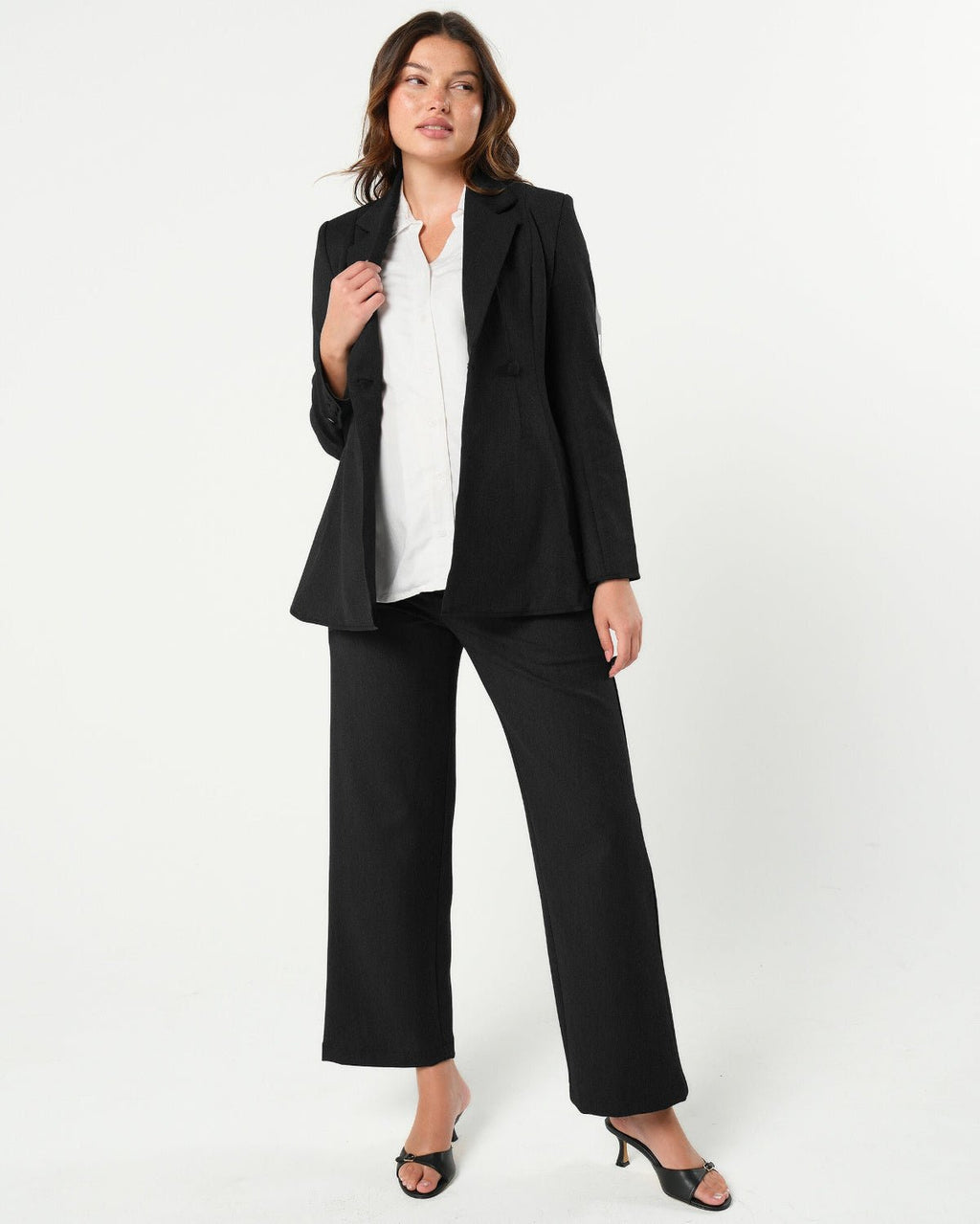 Nathalie Wide Leg Maternity Trouser (Regular & Petite)