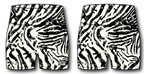 Women's High-Waisted Seamless Front Compression Training Shorts | Zebra Ops