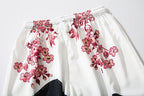 YC135 Pink Flowers Lightweight Pants