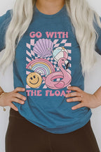 Go With The Float Pool Toys Floaty Graphic Tee T-Shirt