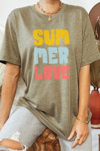 Summer Love Sun and Fun Adventure Graphic Tee T-Shirt