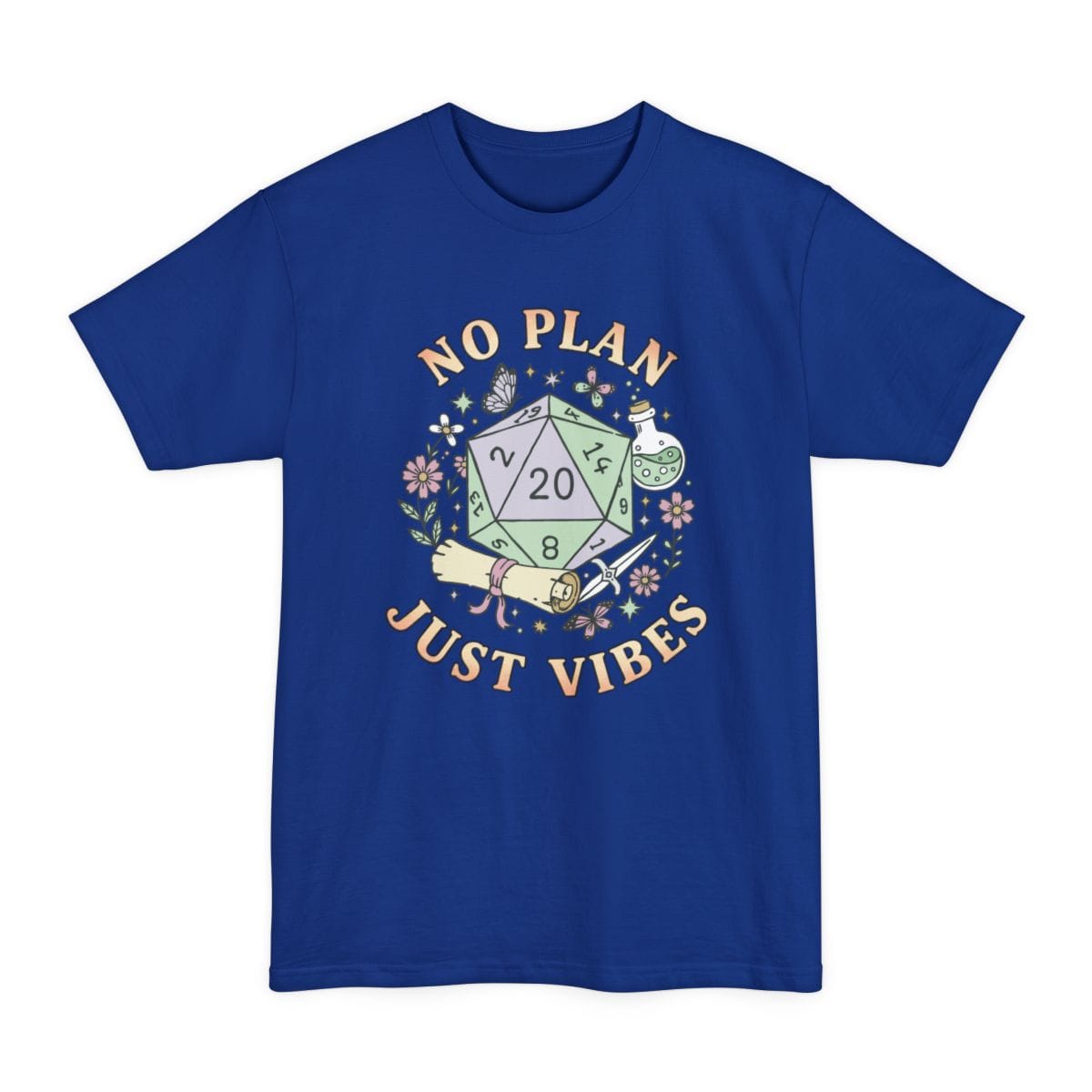 No Plan Just Vibes D&D Tall T-Shirt