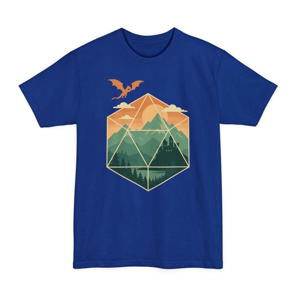 D20 Mountain Landscape Tall T-Shirt