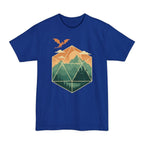 D20 Mountain Landscape Tall T-Shirt