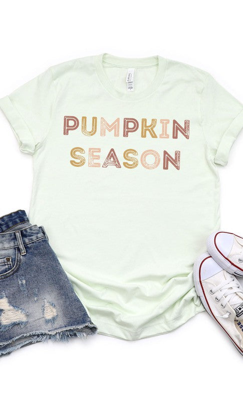 Retro Pumpkin Season Graphic Tee T-Shirt