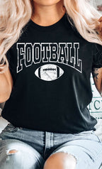 Distressed Football Graphic Tee PLUS