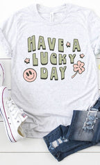 Retro Have a Lucky Day Graphic Tee PLUS