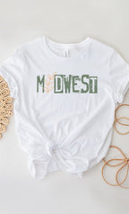 Midwest Floral Western Graphic Tee T-Shirt
