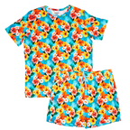 Crew Neck Short Pajamas