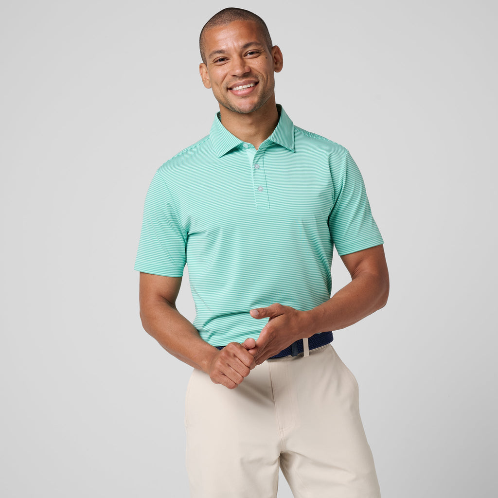Athletic Tech Stripe Polo