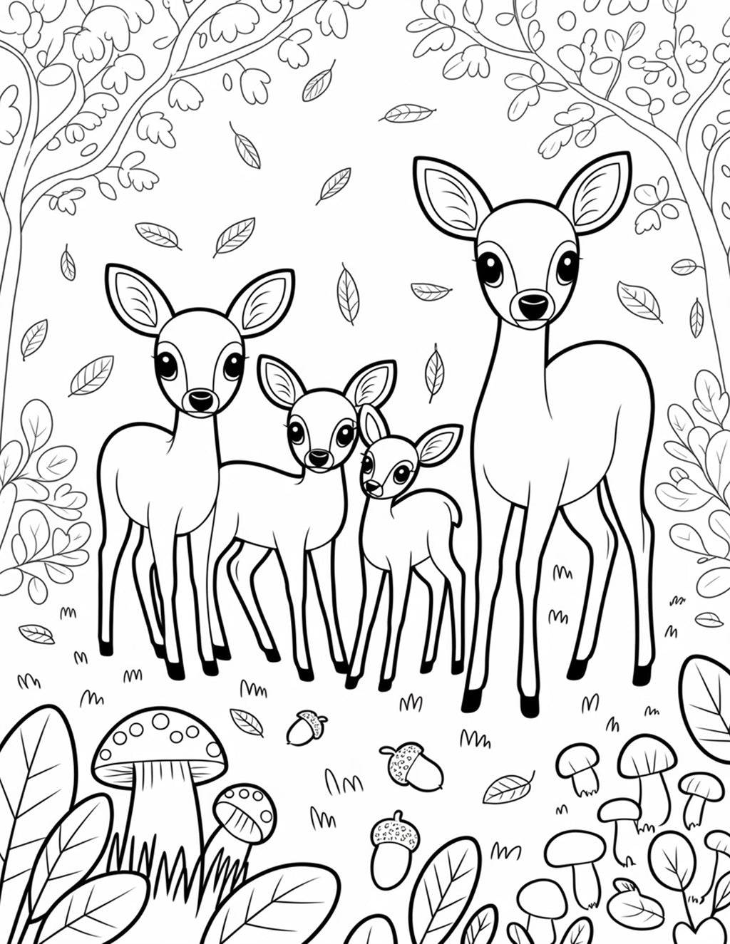 Autumn Landscapes Coloring Book – 150 Pages (Digital Download PDF)