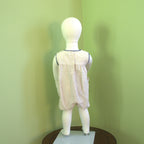 Azurea Linen Embroidery Romper